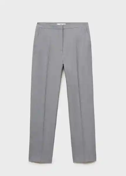 Pantalón Borevi Gris Talla 40 Mujer Mango