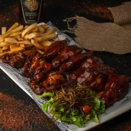 Alitas X 24 en Salsa Bbq Original