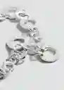 Collar Amparo Plata Talla 99 Mujer Mango