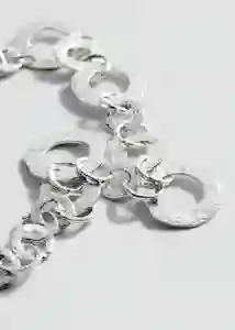 Collar Amparo Plata Talla 99 Mujer Mango