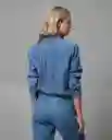 Camisa Mujer Azul Talla S 213G010_AZU174021 Rifle