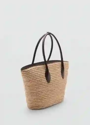 Bolso G Luis Chocolate Talla 99 Mujer Mango