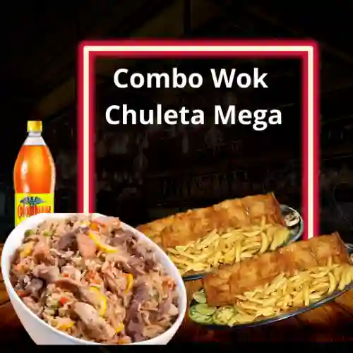 Combo Wok Chuleta Mega