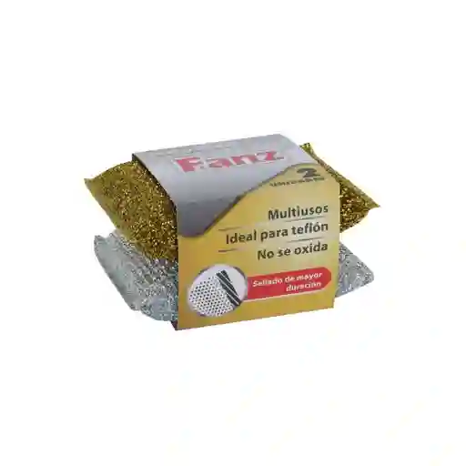 Fanz Esponja Oro Plata