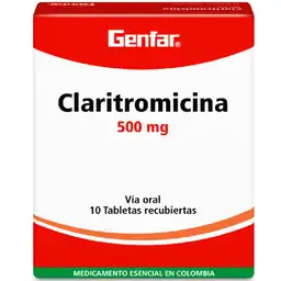 Genfar Claritromicina (500 mg)