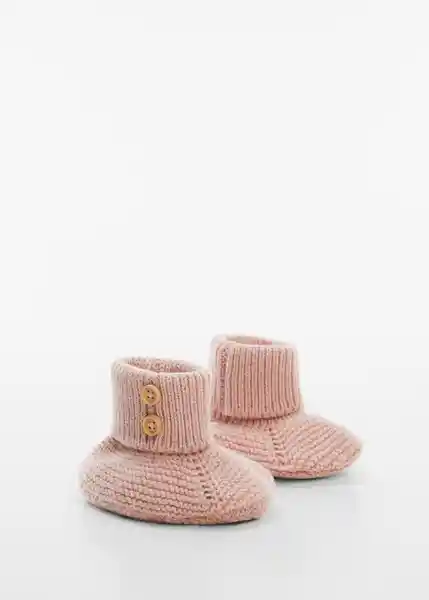 Zapatos Boti Rosa Talla 99 Niños Mango