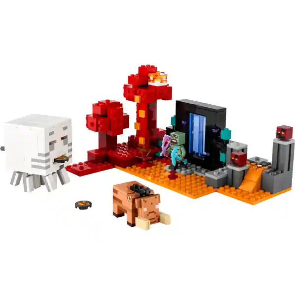 Set Construcción la Emboscada en el Portal Del Nether Lego