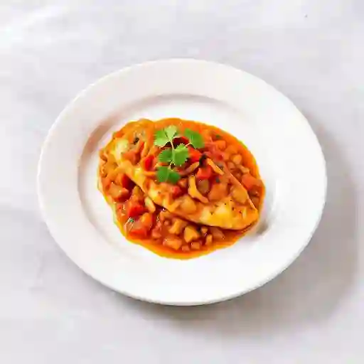 Pechuga En Salsa Criolla