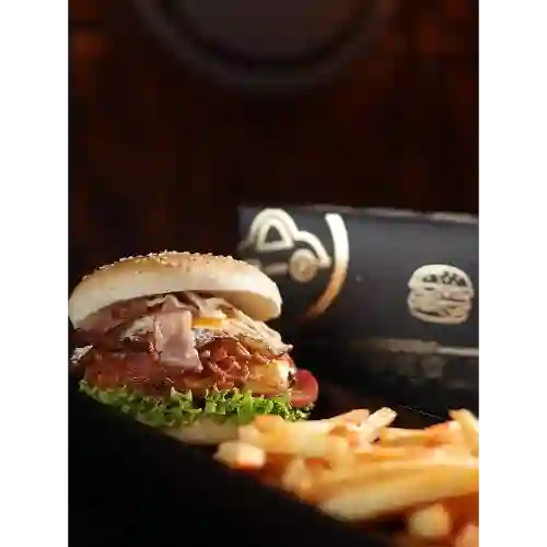 Bistec a caballo rock burger 120 gr