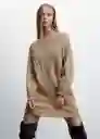 Vestido Bambi Camel Talla L Mujer Mango