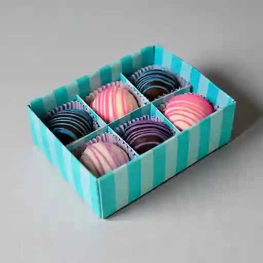 Caja de truffas x6