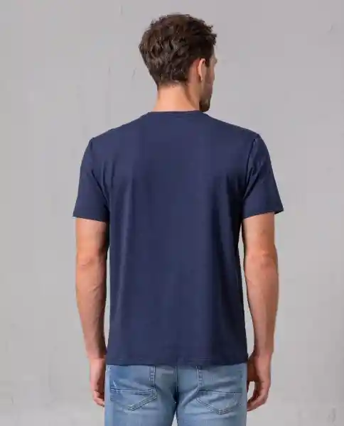 Camiseta Hombre Azul Marinero Ultraoscuro Talla L 34572 Rifle