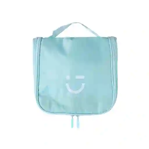 Estuche de Viaje Con Gancho Verde Miniso