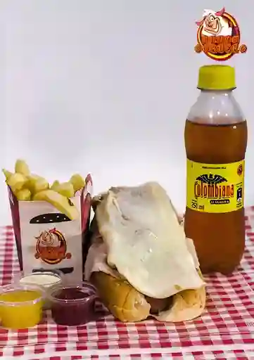 Perro Loco Cordero + Gaseosa 250 ml