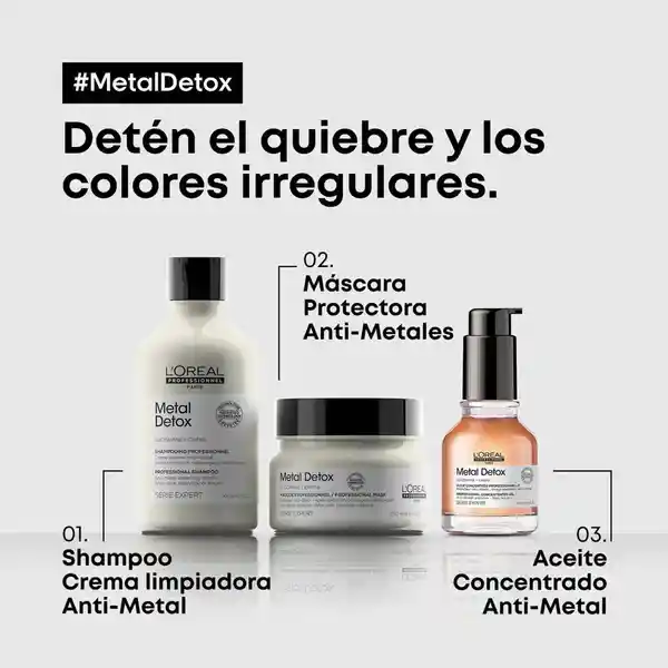 LOréal Professionnel Aceite Concentrado Metal Détox 50 mL