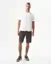 Short Colors Rocket Gris Asfalto Oscuro Talla 32 Chevignon