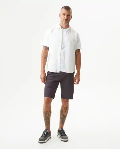 Short Colors Rocket Gris Asfalto Oscuro Talla 32 Chevignon