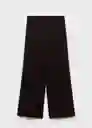 Pantalón Sake Chocolate Talla 38 Mujer Mango