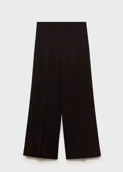 Pantalón Sake Chocolate Talla 38 Mujer Mango