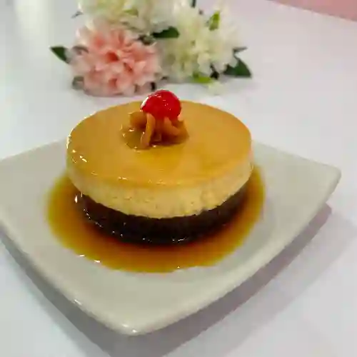 Chocoflan de Caramelo para Dos