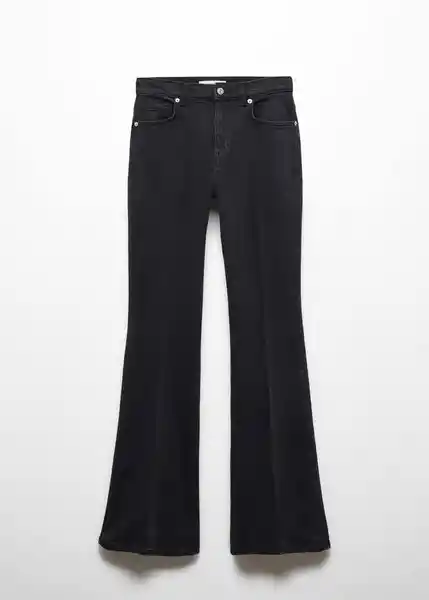 Pantalón Jean Violeta Tejano Negro Talla 34 Mujer Mango