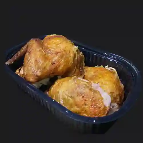 1/2 Pollo 4 Arepas