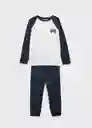 Pijama Pack Gaming Navy Talla 12 Pijamas Mango