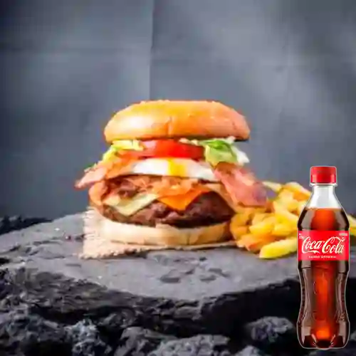 Combo Hamburguesa Bud 250 gr +Cocacola Orig 400ml