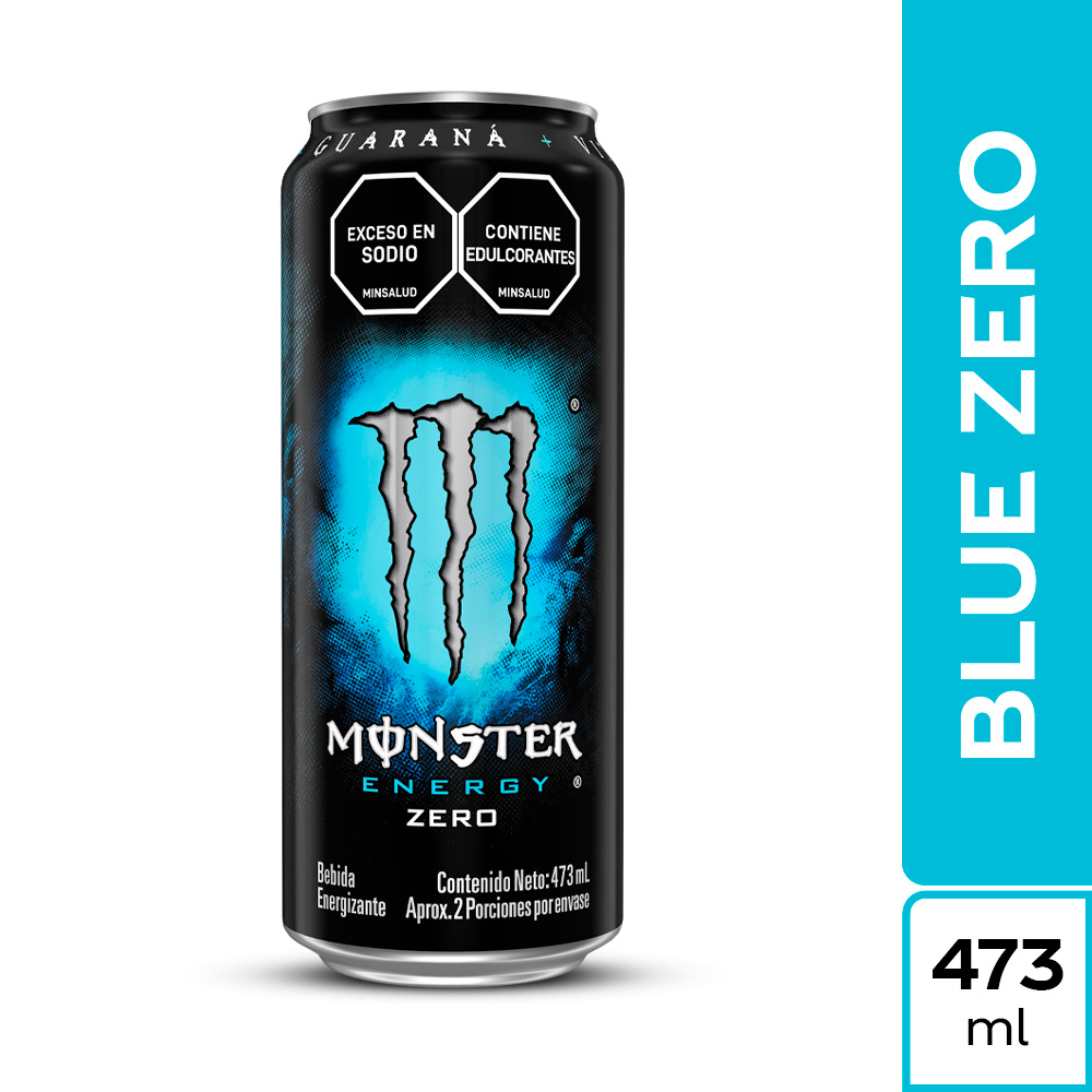 Bebida Energizante Monster Zero Blue 473ml