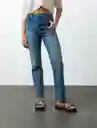 Jean Mujer Azul Índigo Medio Talla 6 493F071 Naf Naf