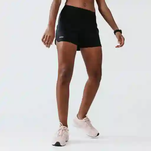 Kalenji Pantaloneta Para Correr Mujer Dry Negro Talla M
