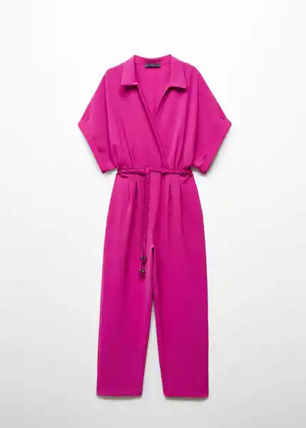 Enterizo Mono Belice Morado Talla XS Mujer Mango