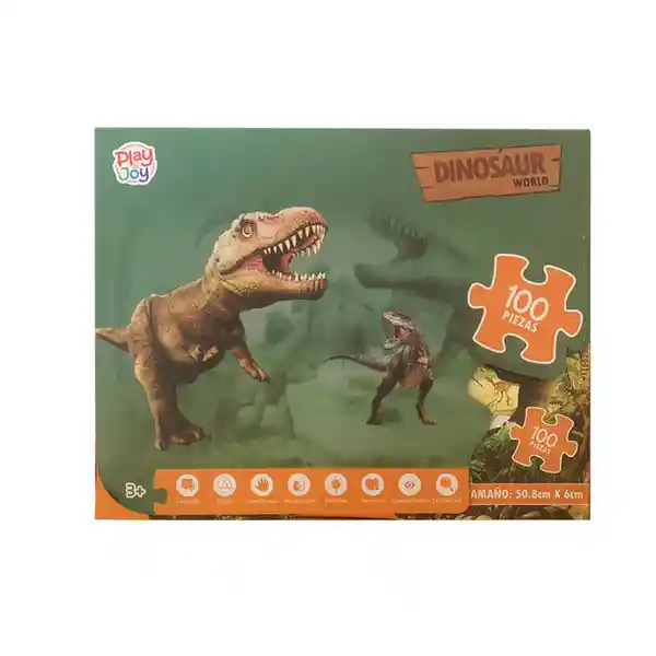 Play And Joy Rompecabezas Mundo Dinosaurio