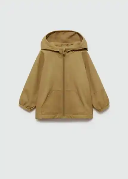 Abrigo Anorak Canada Khaki Talla 72 Niños Mango