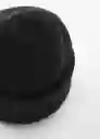 Gorra Small Negro Talla 99 Hombre Mango