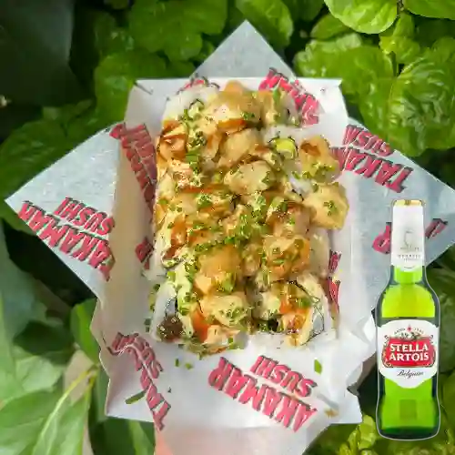 Combo Satori Roll Campeón Sushi Master 2024 + Stella Artois 350ml