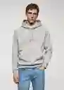 Buzo Sudadera Bono Gris Medio Vigoré Talla S Hombre Mango