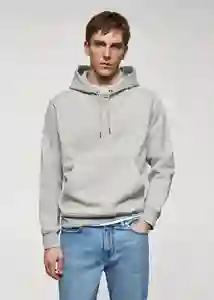 Buzo Sudadera Bono Gris Medio Vigoré Talla S Hombre Mango