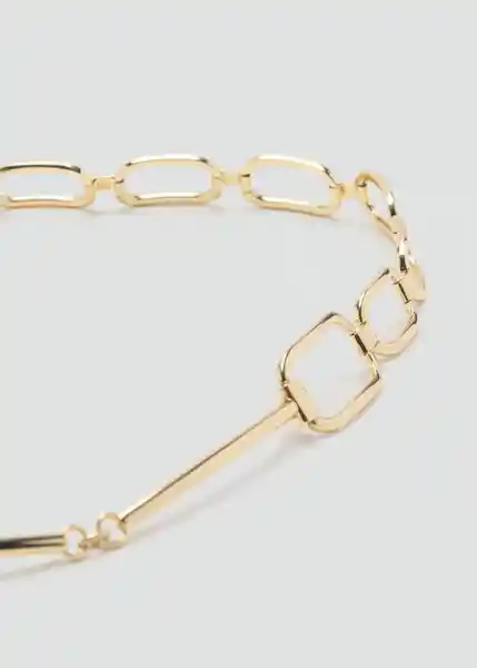 Cinturón Chain Oro Talla M Mujer Mango