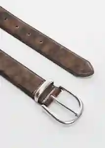 Cinturón Maru Marrón Talla M Mujer Mango