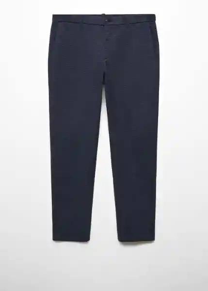 Pantalón Brest Navy Talla 38 Hombre Mango