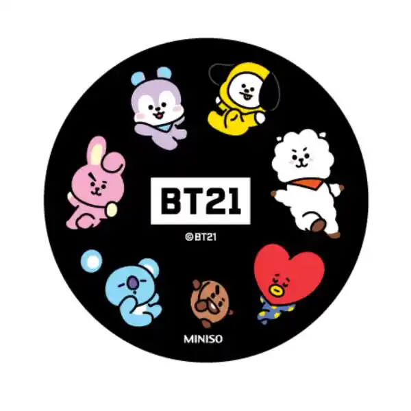 Bt21 Mouse Pad Circulo Negro Colección