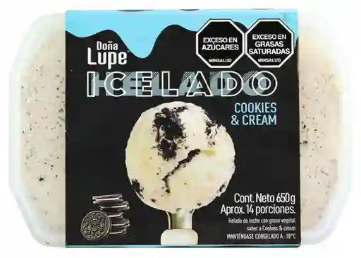 Icelado Helado Cookies & Cream