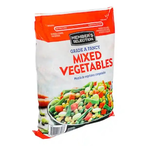 Members Selection Mezcla de Vegetales Congelados Grade a Fancy en Bolsa Resellable