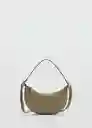 Bolso P Lago Khaki Talla 99 Mujer Mango