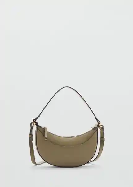 Bolso P Lago Khaki Talla 99 Mujer Mango