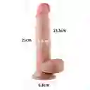 Lovetoy Dildo Realista Piel Deslizante Doble Capa