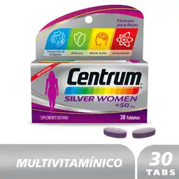 Centrum Silver Women Multivitaminico Para Mujeres