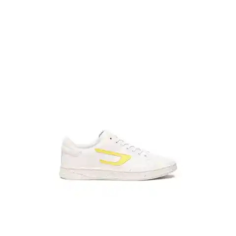 Diesel Tenis Hombre Adulto Blanco/Amarillo Talla 8 S-ATHENE LOW