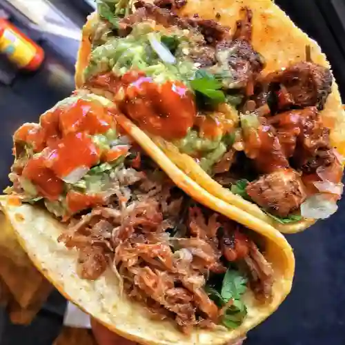 3 Tacos de Barbacoa